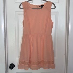 Peach Colored Mini Dress